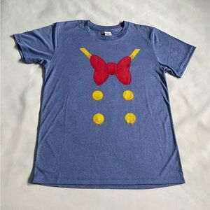 Disney I Am Donald Duck Cosplay Youth Boys Blue T-shirt Large